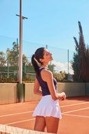 Belén Berbel Camiseta Media Rhea Navy Blue