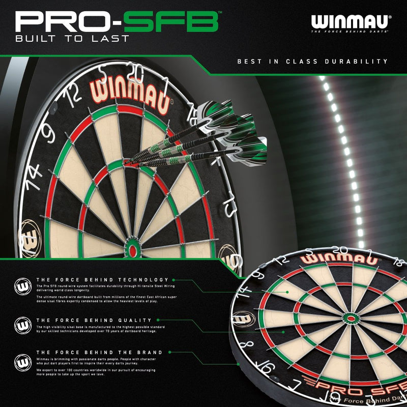 The Winmau Pro SFB Dartboard