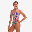 Funkita girls Single Strap One Piece Mess Match