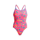 Funkita Ladies Diamond Back One Piece Pinky Palm
