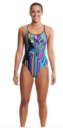 Funkita Ladies Diamond Back One Piece Zorse Code