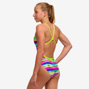 Funkita Girls Single Strap One Piece Paint Patch