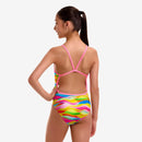 Funkita Girls Single Strap One Piece Maybe Wavy