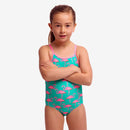 Funkita Toddler Girls Printed One Piece Go Flamingo!