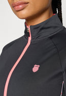 K-Swiss TAC Hypercourt Tracksuit Jacket Black/Pink
