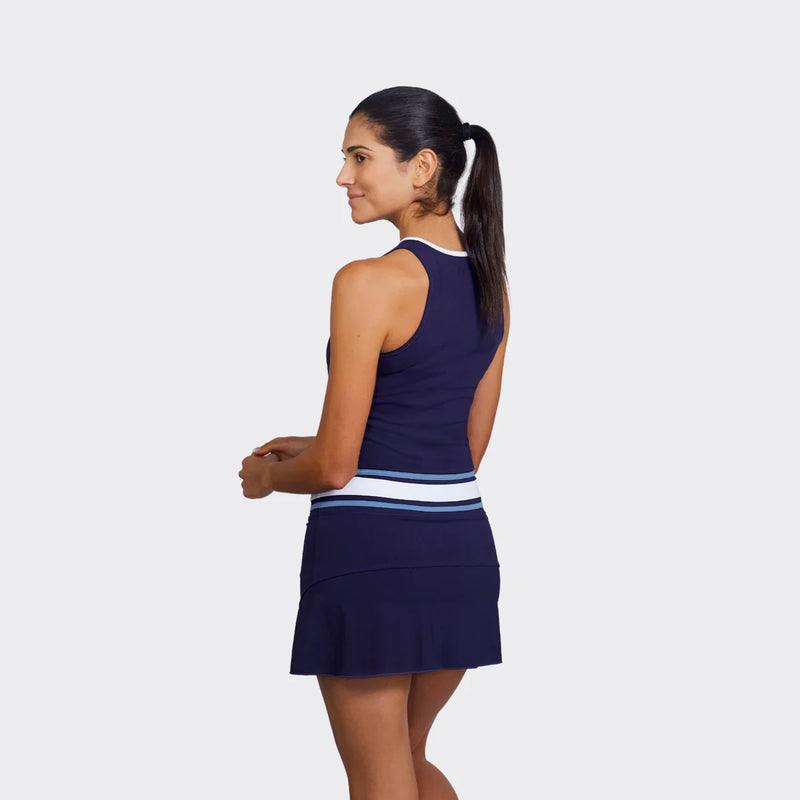 Belén Berbel Camiseta Media Rhea Navy Blue