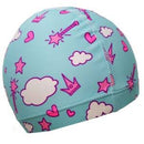 RAS Patterned Elastane Swim Caps Junior