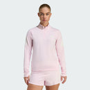 Adi365 Iconic  1/2 Zip Sweatshirt Clear Pink