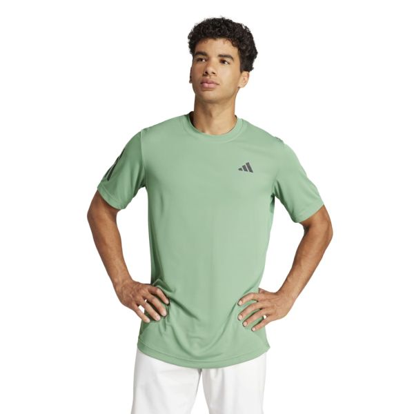 Adidas Club 3 Stripe Tee Shirt
