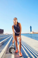 Belén Berbel Camiseta Media Rhea Navy Blue