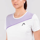 Head Tie-Break T-Shirt White/ Purple