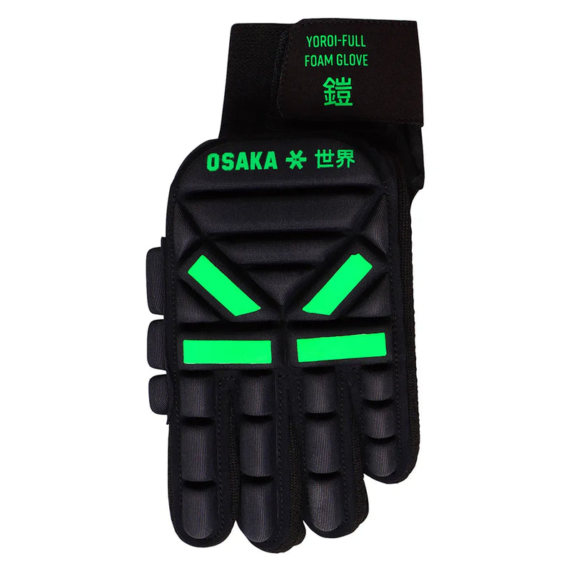 Osaka Yoroi Full Foam Hockey Glove | Iconic Black | Left Hand