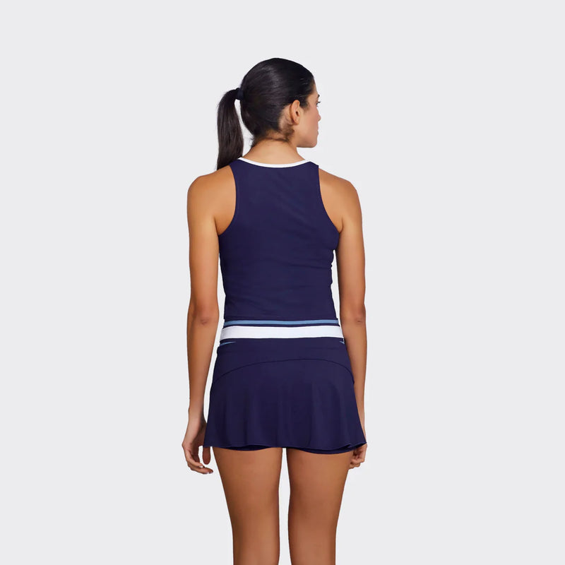 Belén Berbel Camiseta Media Rhea Navy Blue