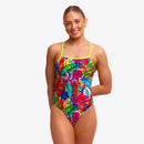 Funkita Ladies Single Strap One Piece Loud Proud
