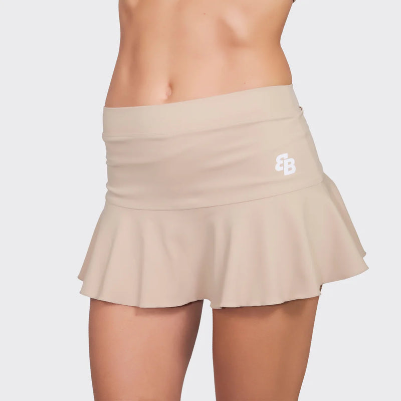 Belén Berbel Falda Básica Beige