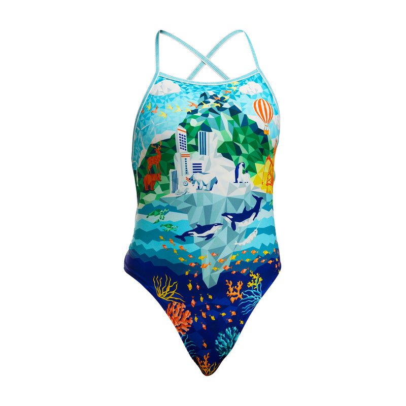 Funkita Ladies Strapped In One Piece Wildermess