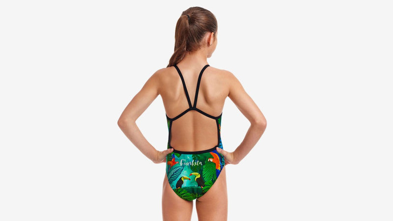 Funkita girls Single Strap One Piece Lost Forest