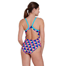 Zoggs Women's Silver Lined Ecofeel Swimsuit Divine Strike