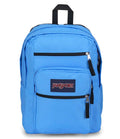 A Bright Blue Jansport Backpack, perfect for schoolbooks, college folders and studying.