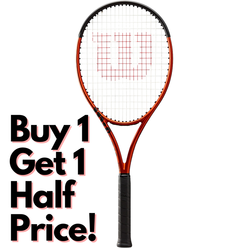 Wilson Burn 100 V5.0 Racket - Buy 1 Burn get 1 Half Price!