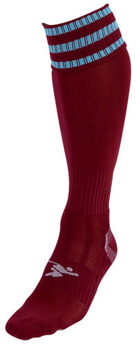 Precision Pro Sock Maroon/Sky