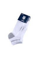 K Swiss TAC 3 Pack Low Cut Socks White