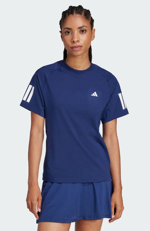 Adidas Club Tee Womens Dark Blue