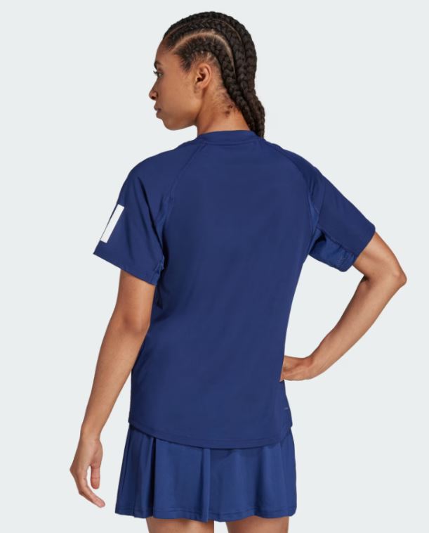 Adidas Club Tee Womens Dark Blue