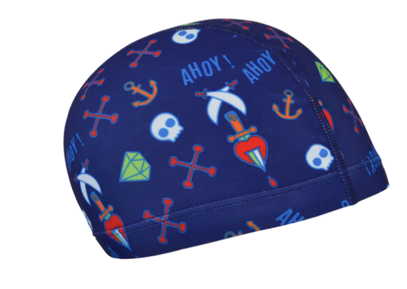 RAS Patterned Elastane Swim Caps Junior