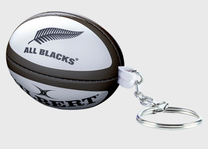 Gilbert All Blacks Rugby Ball Keyring