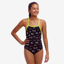 Funkita Girls Tie Me Tight One Piece Eye Spy