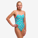 Funkita girls Single Strap One Piece Go Flamingo!