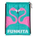 Funkita Mesh Gear Bag Go Flamingo!