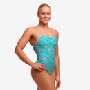 Funkita Ladies Single Strap One Piece Go Flamingo!