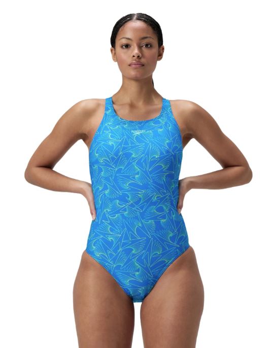 Speedo Hyperboom Allover Medalist Swimsuit