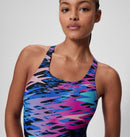 Speedo Hyperboom Print Medalist Swimsuit