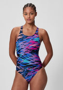 Speedo Hyperboom Print Medalist Swimsuit