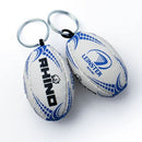 Rhino Leinster Rugby Ball Keyring