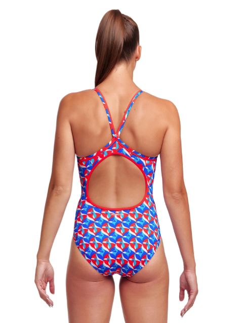 Funkita Ladies Diamond Back One Piece Out Foxed