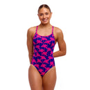 Funkita Ladies Diamond Back Secure One Piece Pinky Palms
