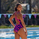 Funkita Ladies Diamond Back Secure One Piece Pinky Palms