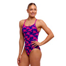 Funkita Ladies Diamond Back Secure One Piece Pinky Palms