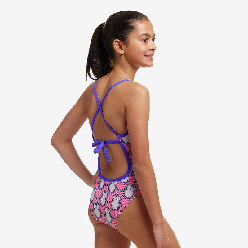 Funkita Girls Tie Me Tight One Piece Pixi Pengi