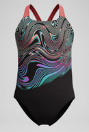 Speedo Print Placement Powerback Junior