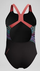 Speedo Print Placement Powerback Junior