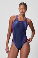 Speedo Eng Print Medalist Swimsuit