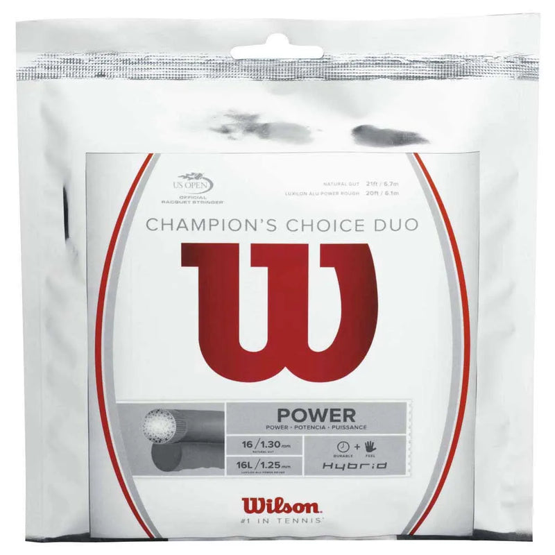 Wilson Champions Choice Duo Hybrid Tennis String