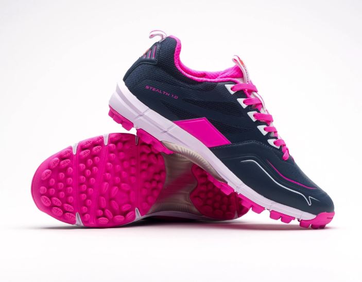 Grays Stealth 1.0 Hockey Shoe Navy/Pink