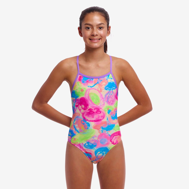 Funkita Girls Tie Me Tight One Piece Sweet Sting