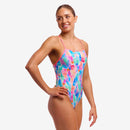 Funkita Ladies Tie Me Tight One Piece Tickle Pink